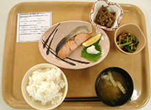 食堂のメニュー